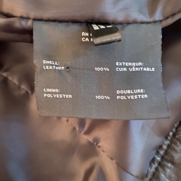 Andrew Marc Women's Leather Biker Jacket - Picture 10 of 10